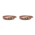 thumbnail image 3 of ziyahi Ceinture de Taille pour Femmes Confortable à Porter Larges Applications Élégante Mode Bon Choix de Cadeau Ceinture de Designer de Luxe pour Femmes Brun 2 Ensembles, 3 of 6