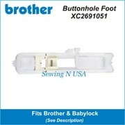 Angle View: Brother Buttonhole Foot XC2691051 Fits Brother & Babylock & More See Description