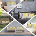 thumbnail image 6 of Yellow Gray White Long Body Pillow Covers, Farmhouse Gradient Abstract Art Soft Throw Pillow Cases with Invisible Zipper, Decorative Pillowcase Pillows Protectors for Sofa Bed Couch 20"x60", 6 of 9