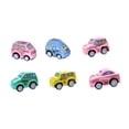 thumbnail image 2 of Juego de 6 minicoches de tracción trasera, juguetes creativos realistas y bonitos para jugar Coches urbanos, 2 of 9