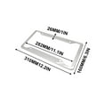 thumbnail image 3 of Tgbvmt Metal License Frame, Stainless Steel Car License Plate Frame for Front and Rear, Sleek Exterior Accessories for Men and Women, Easy Installation, Ideal Gift for Car Lovers, 3 of 5