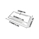 thumbnail image 3 of Marco de Placa de Metal, Portaplacas de Acero Inoxidable, Protector con Tornillos para Exterior Delantero o Trasero, Ajuste Universal, 3 of 5