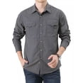 thumbnail image 1 of Camisas De Pesca De Manga Larga Con Botones Para Hombre 2023, 1 of 3