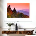 thumbnail image 3 of Elephant Stock Autumn Sunrise Wall Art - Horizontal Canvas Wall Art - Living Room Wall Decor - Nature Canvas - Orange And Purple Decor - 39" x 26", 3 of 8