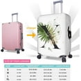 thumbnail image 2 of Leaf Initial Name X White Luggage Cover Elastic Washable Stretch Suitcase Protector Anti-Scratch Travel Suitcase Cover for Kid and Adult XL (Fit 29-32 inch suitcase), 2 of 6