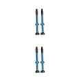 thumbnail image 4 of Eigraketly 2 piezas bicicleta 60mm neumático sin cámara válvula recta 12,8mm Base aleación de aluminio válvulas de neumáticos antifugas ciclismo Azul 2piezas Eigraketly CBP441810, 4 of 6