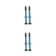 thumbnail image 4 of Soidarity 2 piezas bicicleta 60mm neumático sin cámara válvula recta 12,8mm Base aleación de aluminio válvulas de neumáticos antifugas Azul 2piezas, 4 of 6