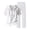 White, variant on Men's 2 Piece Hooded Short Sleeve Shirt And Long Pants Set, Linen Textured Casual Outfit With Chest Pocket, Breathable Summer Beach Wear For Vacation And Loungewear,White,M