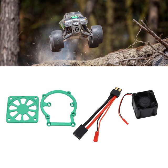 Ventilador de Refrigeración RC aleación de Aluminio 21000 Rpm Ventilador de Motor RC Disipador de Calor para 1/8 4WD SLEDGE 8-12V ANGGREK Otros