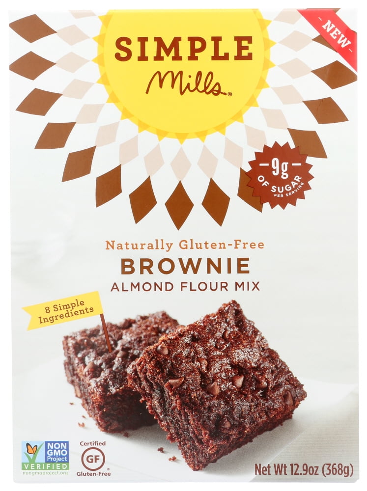 Simple Mills Gluten Free Brownie Baking Mix, 12.9 oz