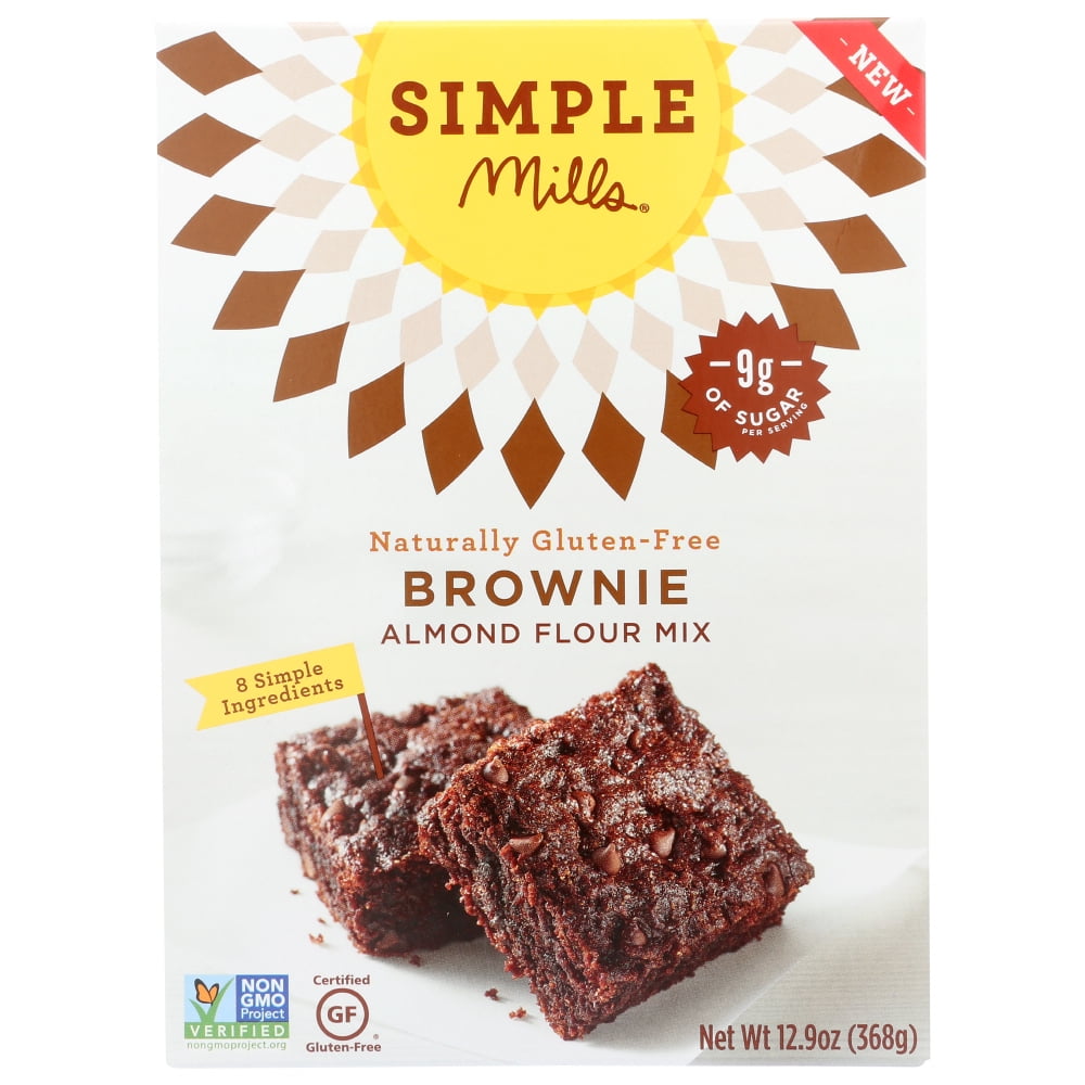 Simple Mills Gluten Free Brownie Baking Mix, 12.9 oz