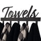 thumbnail image 1 of Bewildely RecabLeght toallero estante negro colgador montado en la pared estante accesorios de baño Metal barra de cocina gancho de almacenamiento Juegos de accesorios de baño Bewildely HA006468-00B, 1 of 6