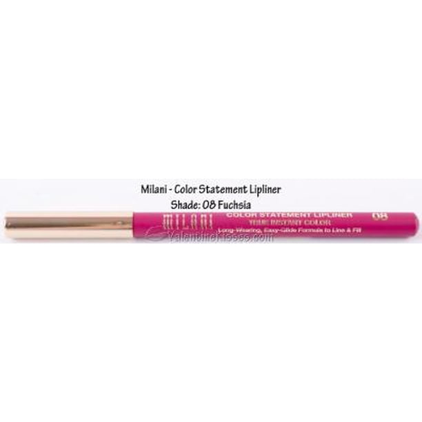 Milani Color Statement Lipliner - Fuchsia (0.04 oz) Lápiz de labios sin ...