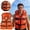 Orange, variant on shqvo Infant Life Jackets 0-30 Lbs High-Buoyancy Print Adjustable Strap Kids Swim Vest Durable Easy To Wear Uscg Approved Life Jacket for Children