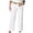 *White, variant on ClodeEU Women's Crop Wide Leg Jean Pants ,High Waisted Stretchy Comfort Fabric Capri Pants White,Womens Plus S