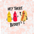 thumbnail image 4 of Inktastic Hey There Buddy with Ketchup Mustard and Hot Dog Boys or Girls Toddler T-Shirt, 4 of 5