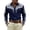 Dark Blue, variant on GUZOM Mens Western Embroidered Long Sleeve Shirt Stretch Fabric Button Down Cowboy Yoke Design for Rodeo Concert Casual Wear Sky Blue,Size 2XL