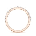 thumbnail image 3 of Diamond Eternity Band Ring for Women Rose Gold Plated Solid 925 Sterling Silver Stackable Ring Unique Anniversary Promise Ring Jewelry Gift for Her Ring Size 6, 3 of 4