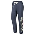 thumbnail image 2 of Women's G-III 4Her by Carl Banks Navy New England Patriots Scrimmage Fleece Pants, 2 of 3
