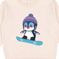 thumbnail image 3 of Inktastic Snowboard Penguin Toddler Sweatshirt, 3 of 4