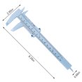 thumbnail image 3 of Portable Vernier Caliper Plastic Sliding Caliper 150mm Measure Ruler Plastic Vernier Caliper 150mm Vernier Caliper, 3 of 9