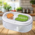 thumbnail image 1 of Fiambrera de microondas para niños y adultos | Contenedor Bento a prueba de fugas con divisor | Plástico libre de BPA | Almacenamiento de frutas para ensaladas | Caja Bento Portátil Sellada |, 1 of 5