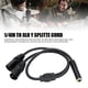 thumbnail image 3 of Cable de División de 1/4/4in A XLR, Cobre Puro 6.35 mm A XLR 3P Cable Masculino Para Computadoras Portátiles para Micrófonos, 3 of 7