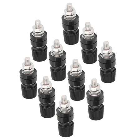 

Terminal Binding Post Power Terminal Connector Iron Screw Simple Installation Flexible High Current For Electronic Instrument Red Black