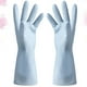 thumbnail image 5 of 1 par de guantes de cocina azules impermeables, resistentes al agua, para el hogar, para lavar platos, guantes de limpieza y protección para uso doméstico (talla M), 5 of 8