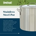 thumbnail image 5 of Bayou Classic 30 Quart / 7.5 Gallon Stainless Steel Brew Kettle Pot with Lid, 5 of 8