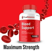 True Balance Capsules, True Balance Pills Blood Support Supplement Maximum Strength All Natural, 30 Day Supply per Bottle (5 Pack)