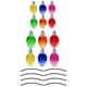 thumbnail image 5 of 1 Juego de pegatinas magnéticas con bombillas reflectantes de tema navideño para el refrigerador del buzón del garaje del coche, 5 of 7