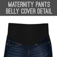 thumbnail image 2 of Super Comfy Stretch Women's Skinny Maternity Bermuda, 2 of 3