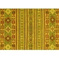 thumbnail image 1 of Ahgly Company Indoor Rectangle Abstract Yellow Modern Area Rugs, 2' x 3', 1 of 4