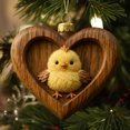 thumbnail image 4 of Rapeiae Christmas Animals Print Acrylic Hanging Christmas Gifts for Family Colleagues Christmas Tree Decoration, 4 of 8