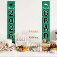 thumbnail image 5 of 2026 Graduation Banners Decorations, Graduation Banner Graduation Party Supplies Class of 2026, Hanging Congratulations/Congrats Grad Banner for Door and Porch, Party Decor - Green, 5 of 14