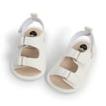 thumbnail image 1 of Baby Sandals Rubber Sole Non-slip Summer Outdoor Toddler Sandals Flat Shoes Infant Cute Little Kids First Walker Shoes, 1 of 5