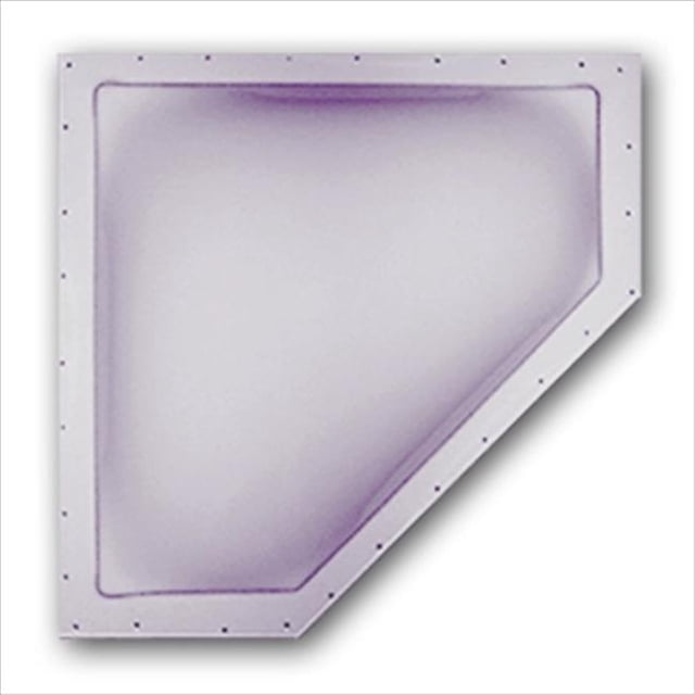 BRI-RUS SPEC NSL2412W 24 x 12 In. Skylight Neo-Angle, White