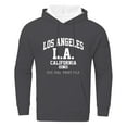 thumbnail image 4 of MIASHUI Unisex Los Angeles City Print Hoodie with Letter Design, Long Sleeve Pullover for Casual and Street Style Dark Gray,XL, 4 of 4
