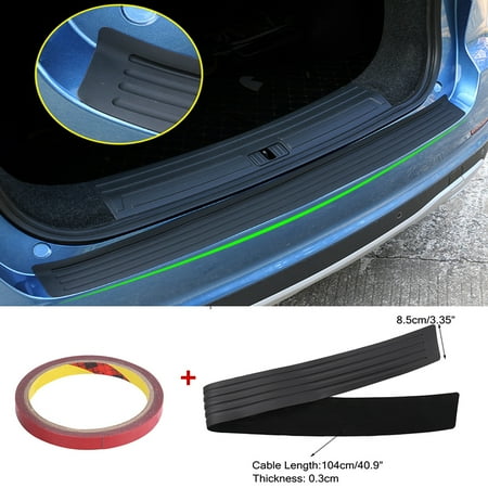 Car Rear Bumper Sill Protector Plate Cover Guard Moulding Trim For Audi VW