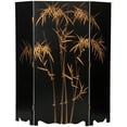 thumbnail image 4 of Oriental Furniture 6 ft. Tall Black Lacquer Room Divider - Dragon, 4 of 6