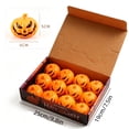 thumbnail image 3 of Halloween Mini Pumpkin Candle Lights—12 Pack, Flameless Short Electronic Candles for Halloween Party Home Indoor Decorations, 3 of 6