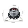 thumbnail image 4 of Butane Gas Canister Adapter (Safety Holder) - Camping Gas Tank Adapter - Connection Inlet: Butane Canister Outlet: Valve Gas Cylinder, 4 of 5