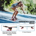 thumbnail image 6 of BELEEV Cruiser Skateboards for Beginners, 7 Ply Canadian Maple Double Kick Deck Concave Skateboard with Skate T-Tool, 27 x 8 inch Complete Skateboard for Kids Teens Adults, Pink, 6 of 10