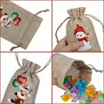 thumbnail image 4 of Bolsas de arpillera de Navidad JAMW Sencillez 10 piezas, 4 of 5