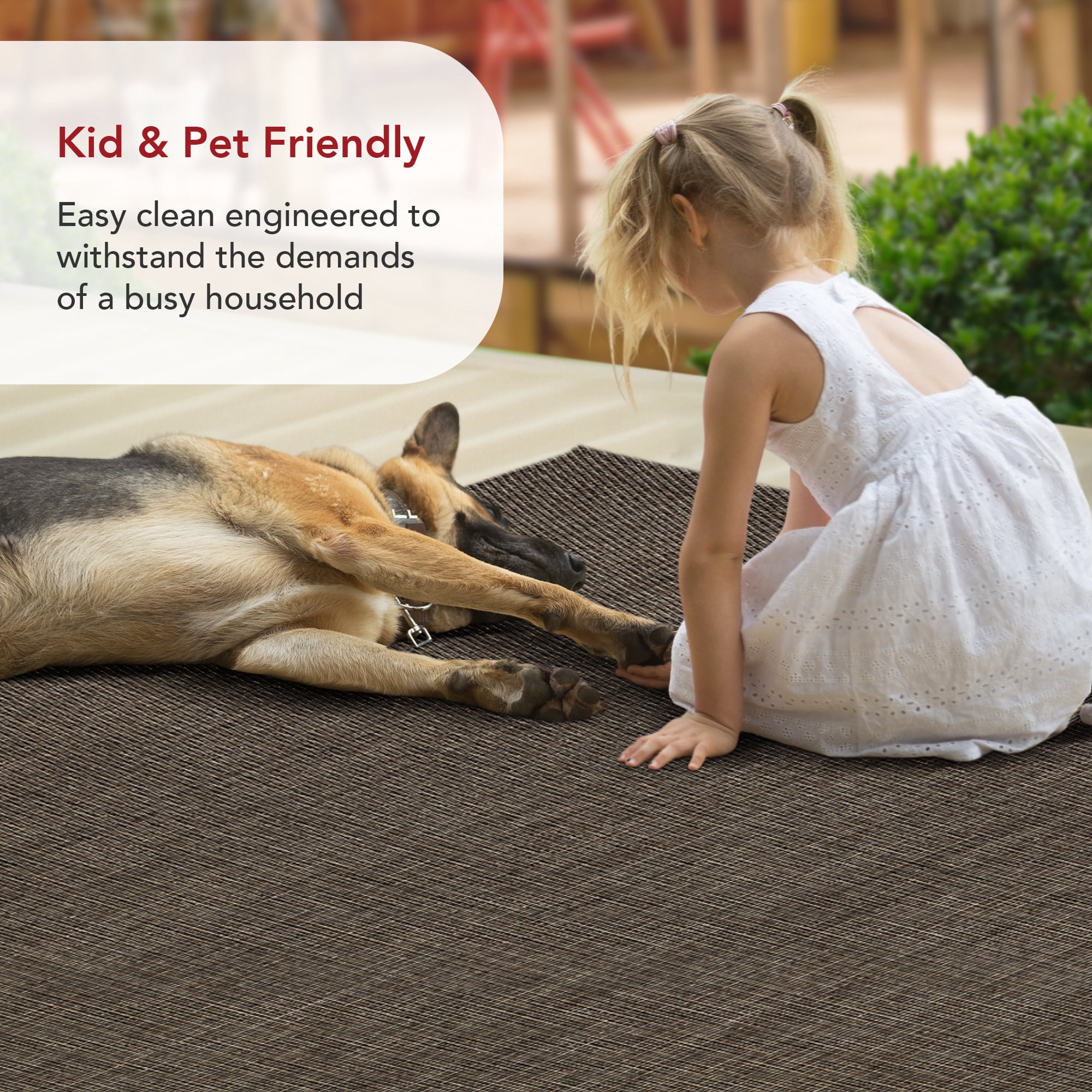 nuLOOM Nakia Transitional Indoor/Outdoor Area Rug, 9' 6" x 12', Nakia Dark Grey