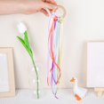 thumbnail image 4 of Wood Ribbon Sensory Toys, Early Inspired Sensory Toys Ribbon Runner Toys Colour Learning Hand Set for Kids Children Toddlers Baoblaze Juguetes de la cinta del arco iris, 4 of 8