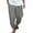 C124/Grey, variant on Vividxx Pants For Men Men's Solid Casual Pocket Front Pocket Fold Wide Leg Pants Elastic Waist Belt Loose Pants Solid Color Fashion