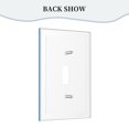 thumbnail image 4 of Cargadores Interruptores de luces Panel de interruptores de marco romano de cuero simple Panel de pared Interruptor de luz simple doble/tirador, 4 of 8