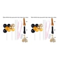 thumbnail image 1 of bedienty Cake Topper Home Wedding Party Cake Balloon Ribbon Straws Decoration Pastry Decor Sapphire Glitter Balloon 5# 2Set, 1 of 6
